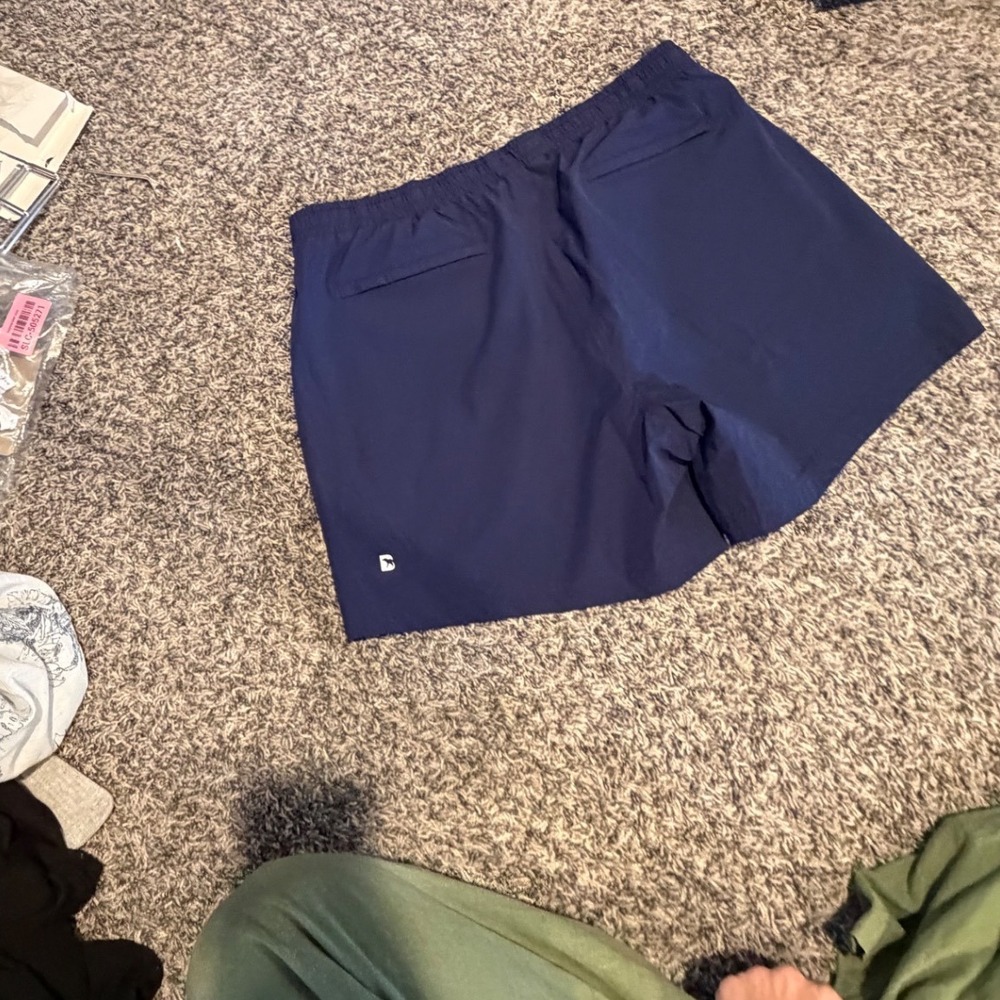 Bearbottom Mens 5.5 Inch Inseam Stretch Shorts Navy Blue Athletic XL